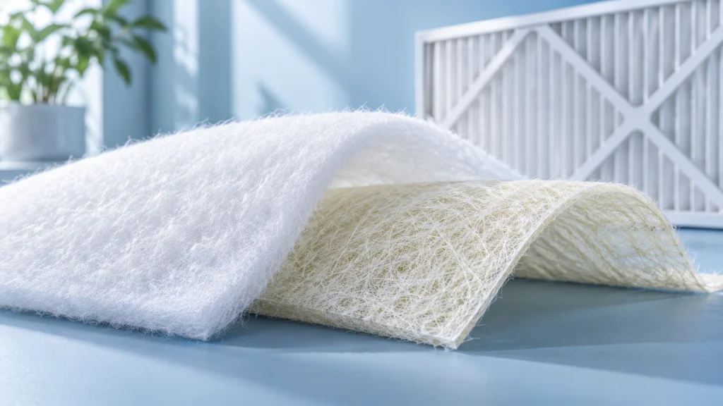 Synthetic Fibre and Fiberglass: What the Material Name Tells You — CINRIWA filtration illustration