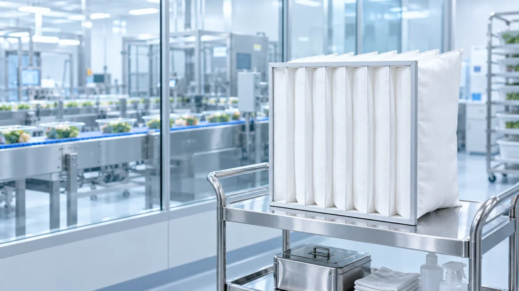 Air Filtration Requirements Across Food Processing Areas — CINRIWA filtration illustration
