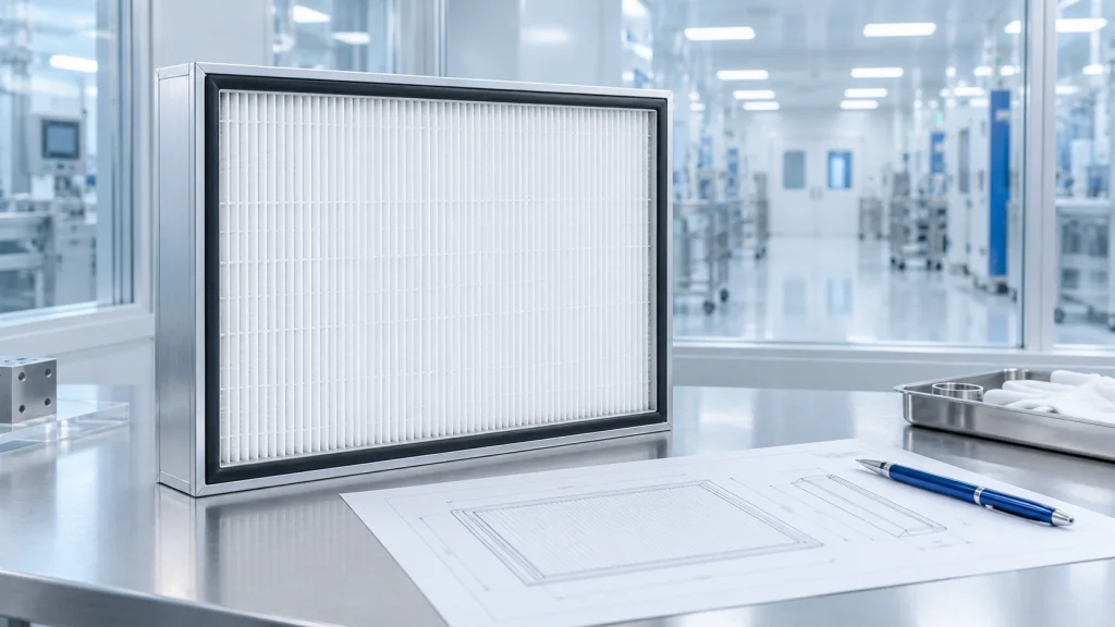 What to Include in a Cleanroom HEPA Filter Replacement Enquiry — CINRIWA filtration illustration