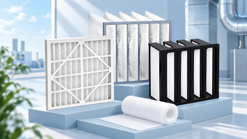 Choosing Air Filters for Your System: A Practical Guide to CINRIWA Filter Types — CINRIWA filtration illustration