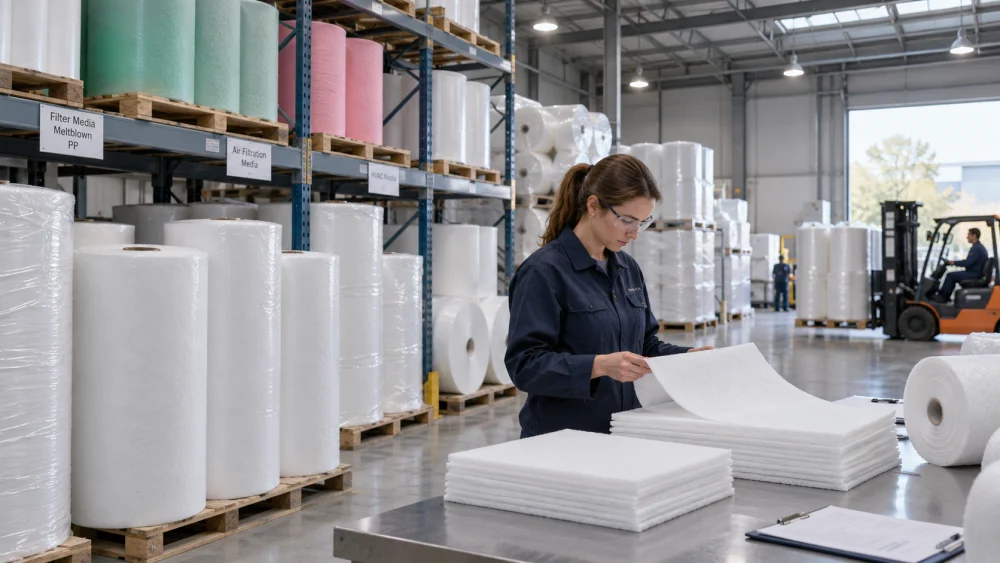 Industrial Manufacturing Filter media supply application scene