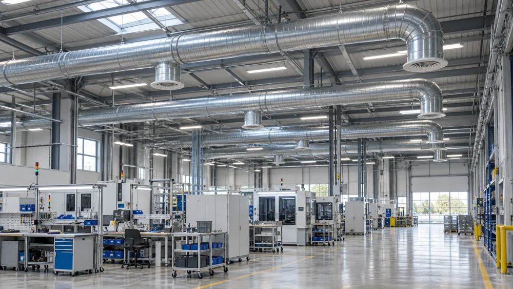 Industrial Manufacturing General industrial ventilation application scene