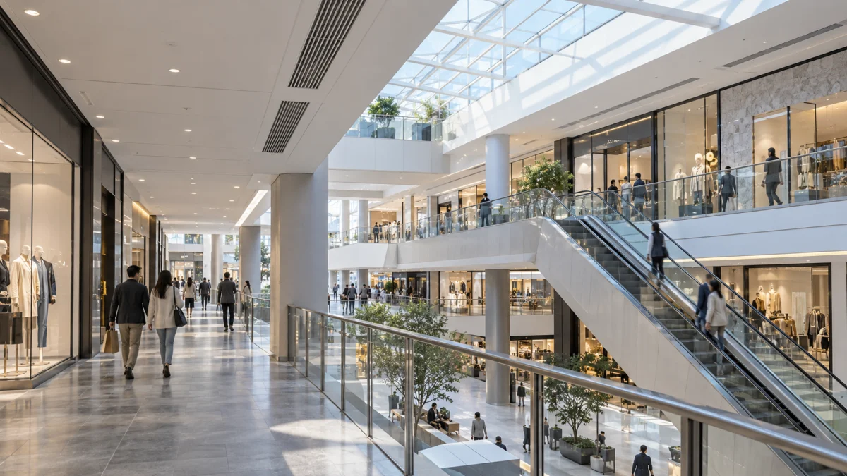 HVAC & Ventilation Shopping Malls ventilation application scene