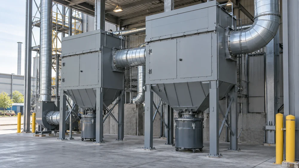 Industrial Manufacturing Industrial dust fume application scene