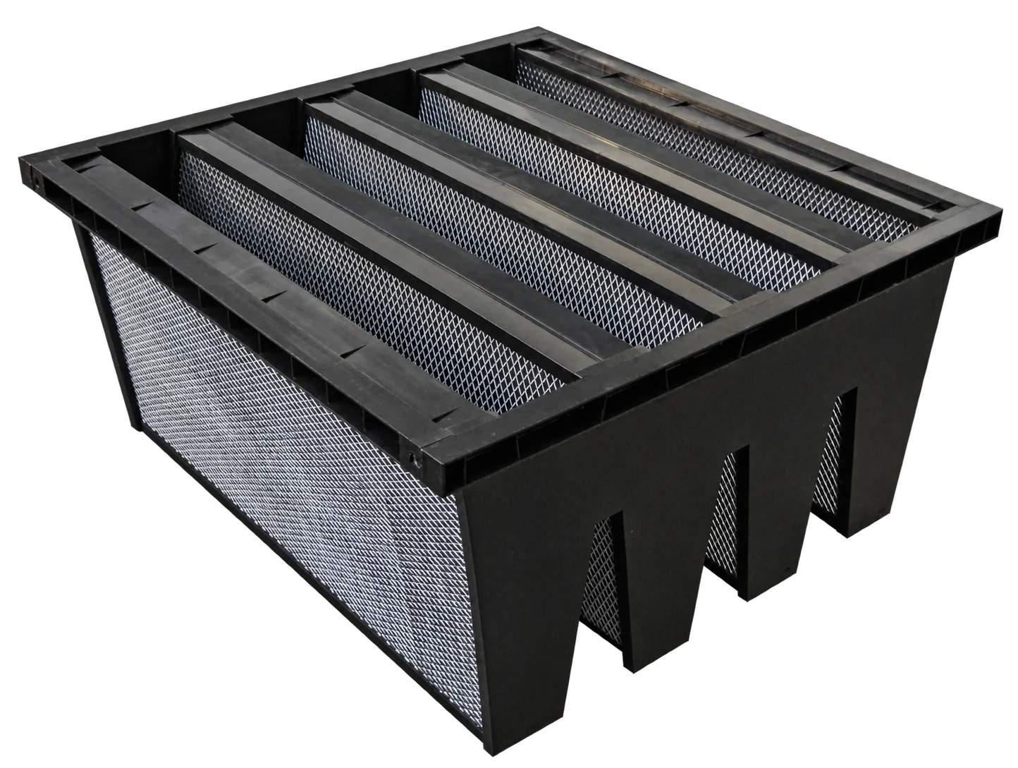 Dust Collection & Gas-Phase Filtration V-Bank Carbon Filters