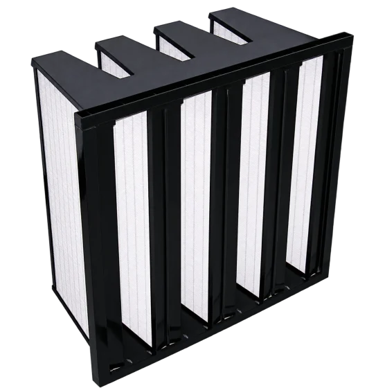 Flat Panel Display Manufacturing V Bank Filter Cutout App 560